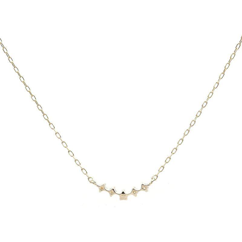 【値下げ中】 L&Co (エルアンドコー) ペーパーバッグ&ペーパーボックス付 K10 横並び ダイヤモンド ペンダント ネックレス 66-7605 【M2794485346】(14947円)