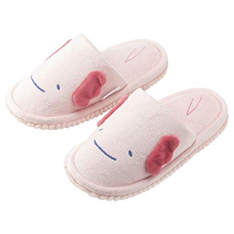 ニッポン スリッパ フレンズヒル ウーパン 22 24cm ピンク モップ風 ウーパールーパー 少し豊富な贈り物