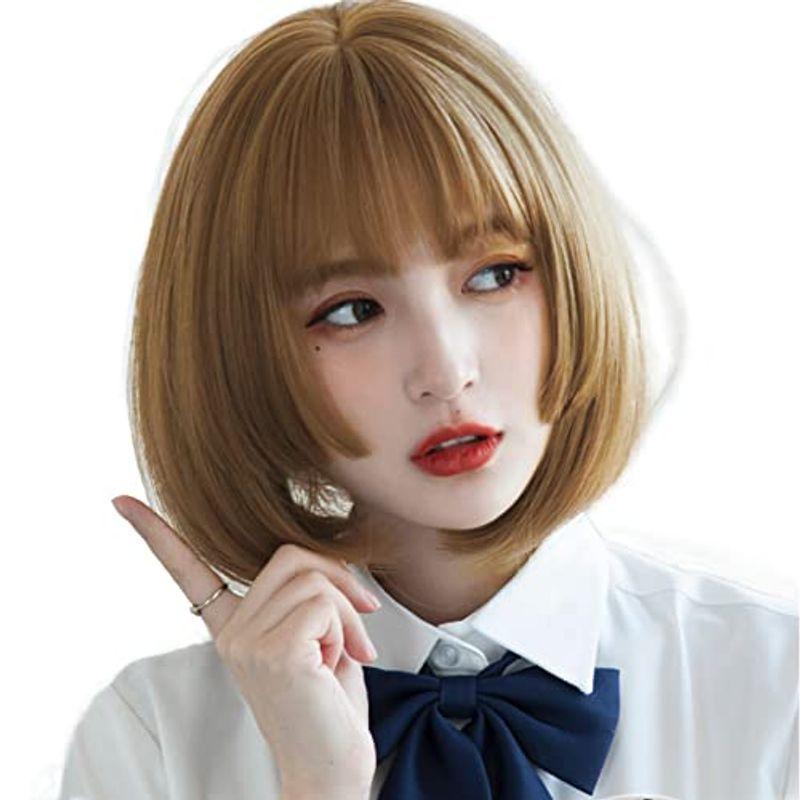 送料0円 メンズアクセサリー ウィッグ ボブ ショート ウィッグ セミロング カツラ 姫カット フルウィッグ かつら女性 姫髪 レディーズ ストレート 自然 ハロウィン Www Threeriversofs Com
