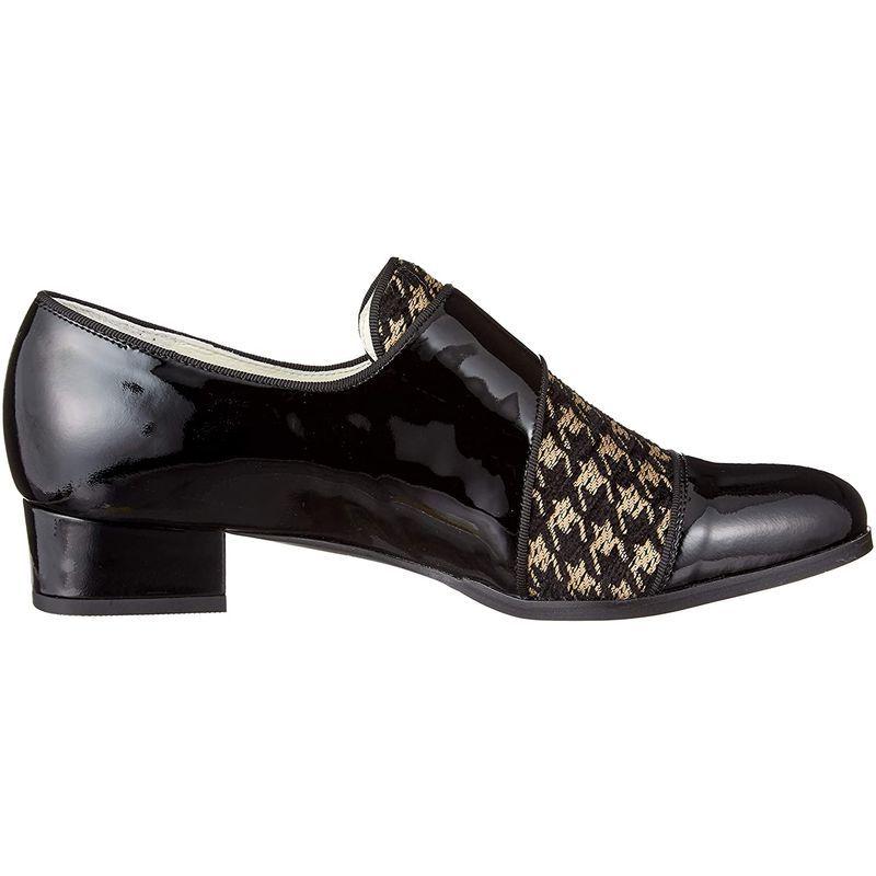 ★最終価格★ ランバンオンブルー ビジューモチーフストレートチップシューズ 2505 ブラックコンビ 23.5 cm E 【F2794435984】(14947円)