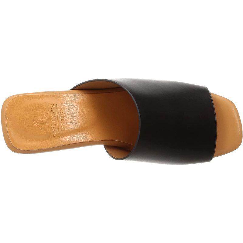 上品 ロペピクニックパサージュ ヒールサンダル Gia レディース 黒 23 0 Cm ミュール Www Straightuplondon Com