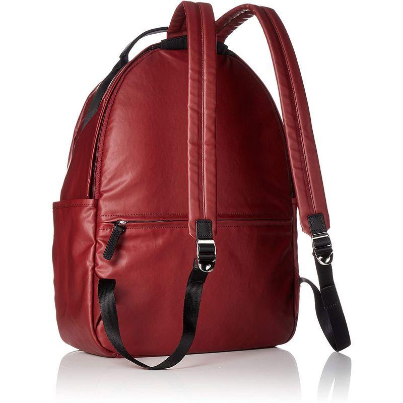 【２点セット】 イザック ポリウレタン×カウレザー カジュアルリュックサック Y92-03-04 レッド 【B1920785131】(10274円)