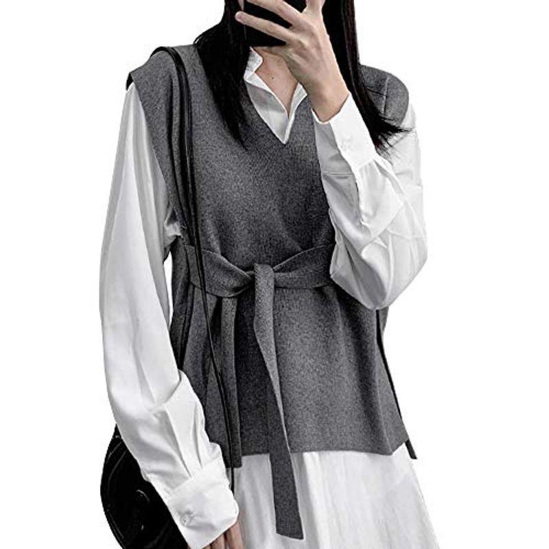新品 レディース ニットベスト カジュアル おしゃれ ベスト 5色展開 Babylonrooftop Com Au