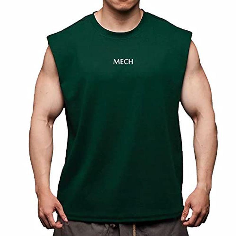 季節のおすすめ商品 トップス Mech Eng メチーエング タンクトップ メンズ Tシャツ トレーニング ノースリーブ 袖なし ランニング ジム ウェア 筋トレ トップ Ism Com Ge