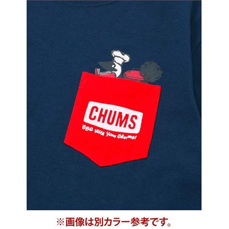 CHUMS(チャムス) ＢＢＱウィズユアチャムスポケットＴシャツ男性用 CH011988 White XL 選ぶなら