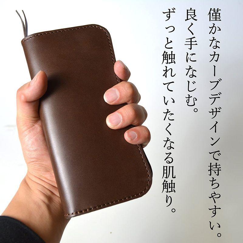 atelierCODEL 栃木レザー 長財布 日本製 ヌメ革 メンズ (手染めブラウン) 栃木レザー 長財布 日本製 ヌメ革 メンズ 手染めブラウン