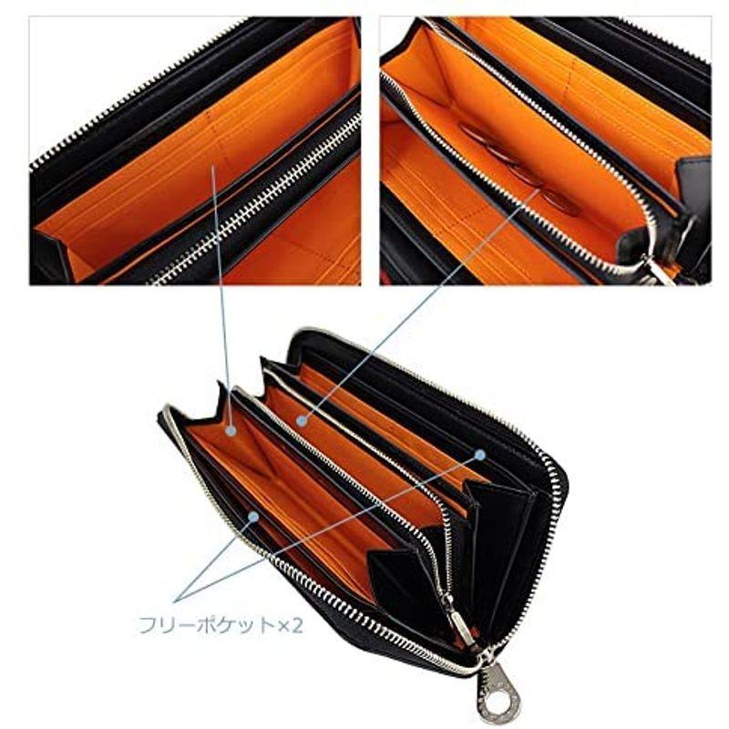 CASTELBAJAC(カステルバジャック) ラウンドファスナー長財布 小銭入れあり Lutos(ロータス) 077613 クロ カステルバジャック ラウンドファスナー長財布 小銭入れあり Lutos ロータス クロ