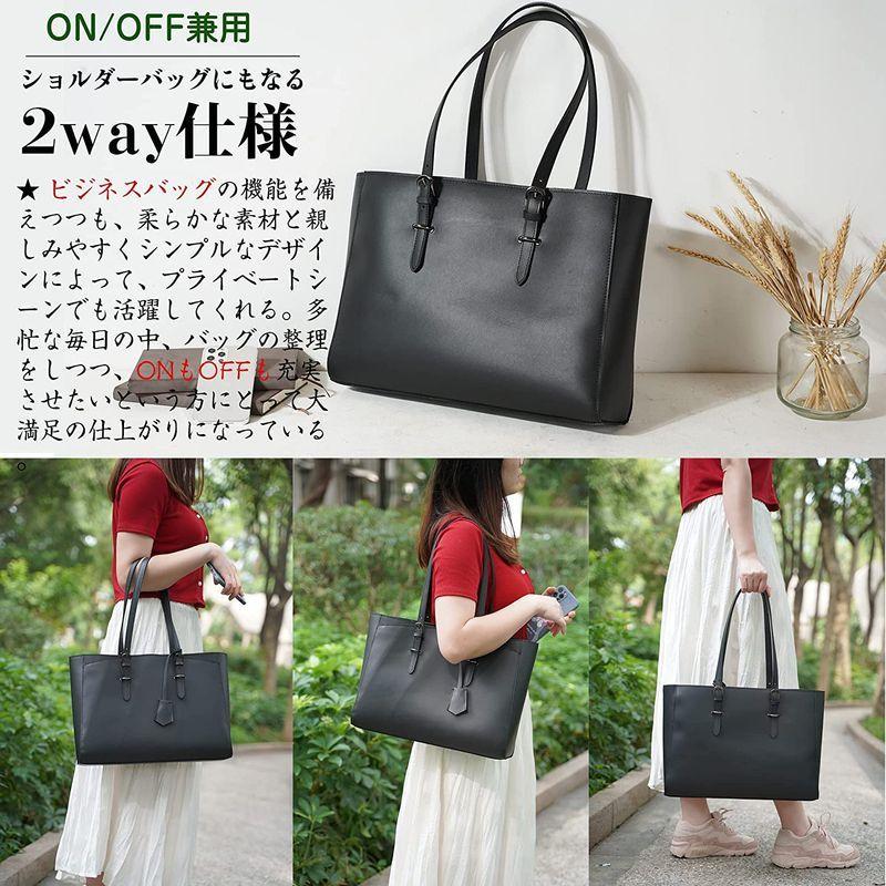 雅革 レザー On Off兼用 本革 トートバッグ メンズ メンズ レディース 大容量 自立 トート 自立 ビジネス 15 6インチpc対応 Lau 軽量 レザー 直売取扱店