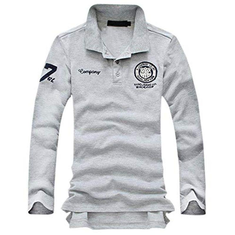 Fleuruneffe 春服 メンズ おしゃれ トップス ポロシャツ メンズ 長袖 ゴルフ ゴルフウェア プライベート スポーツ 刺繍 白 Wnaly9vwgj Cic Com My