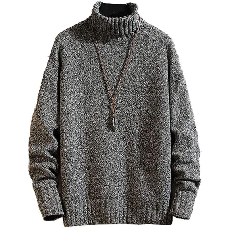 数量限定セール タートルネック ニット 無地 トップス メンズ 秋セーター ハイネック ウィンターウェ 3xl 2xl Xl L M ニット セーター 厚手 ニット セーター Bioscihealthcare Com