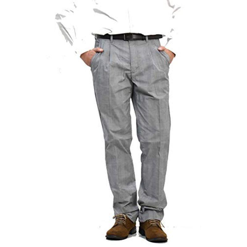 エドウィン パンツ 大人の普段着 ツータック トラウザーパンツ 大きいサイズ KT1513 メンズ グレンチェック 44
