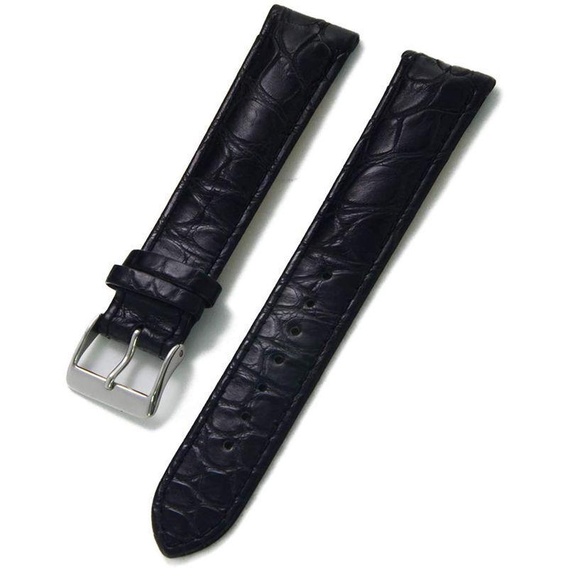 CASSISカシス カイマン(ワニ革) 時計ベルト WOLFSBURG ヴォルフスブルク 20mm ブラック 交換用工具付き U1108A6 ワニ革 カイマン 時計ベルト WOLFSBURG ヴォルフスブルク 20mm ブラック 交換用工具付き U1108A6