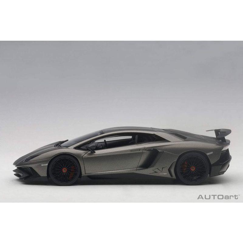 AUTOart 1/18 ランボルギーニ アヴェンタドール LP750-4 SV マット・グレー AUTOart 1/18 ランボルギーニ アヴェンタドール LP750 SV マット グレー