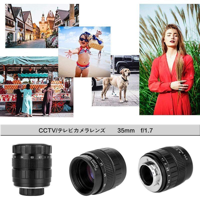 最大73%OFFクーポン バシュポ Pixco CCTVレンズ 35mm f 1.7 Cマウント テレビカメラレンズ Canon EOS カメラ ブラック (バシュポ) Pixco CCTVレンズ 25mm f 1.4 Cマウントテレビカメラレンズ Fujifilm 富士 カメラ (ブラック