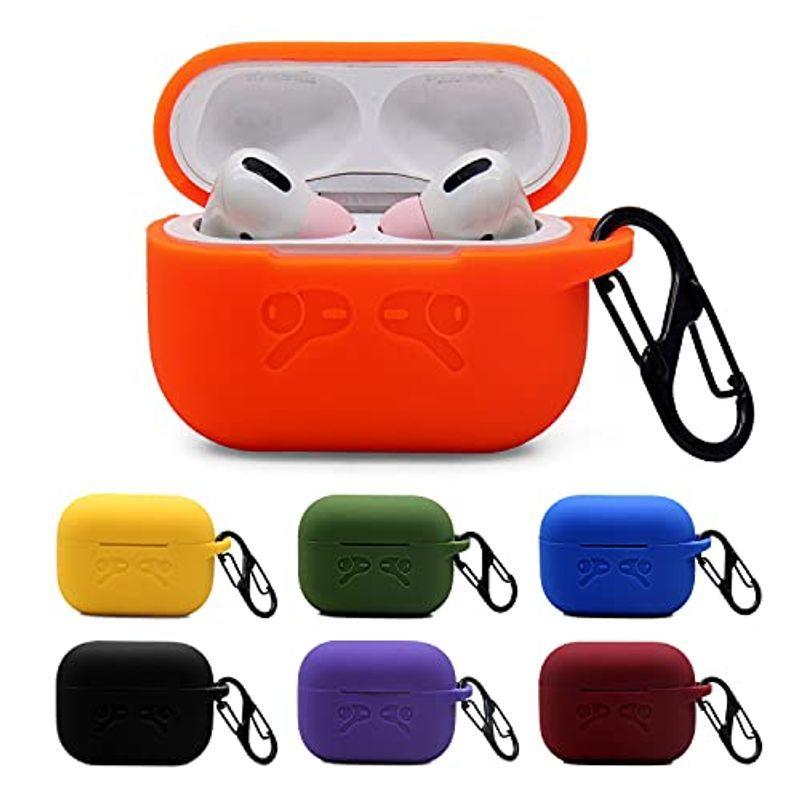 新登場 Air Pods Proケース カラナビ付き LED確認 衝撃 ブラック 黒 Air Pods Proケース カラナビ付き LED確認 衝撃 ブラック 黒
