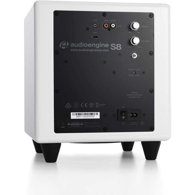 【タイムセール】 国内正規品Audioengine オーディオエンジン S8 パワードサブウーファー (ホワイト) 【9944465188】(35419円)