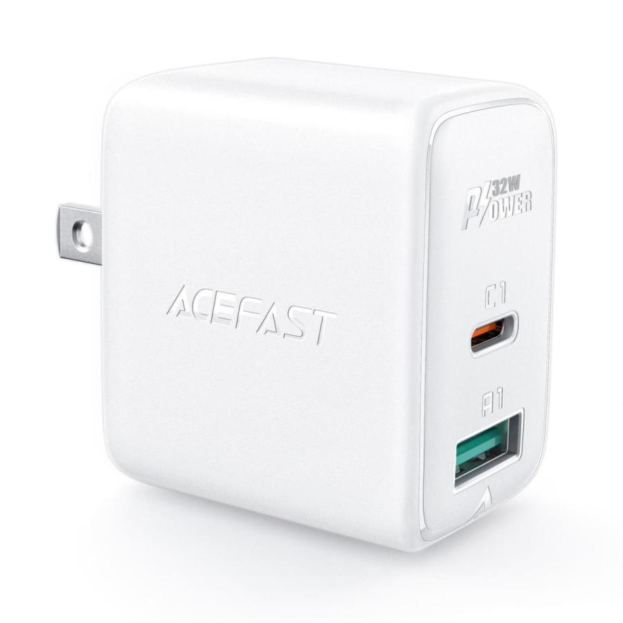 AceFast ブランド USB-C USB-A 急速充電器 PD 20w 2ポート AC チャージャー ACアダプター USBアダプター 充電器 Type-C Type-A 高速充電  iPhone17 |  | 03