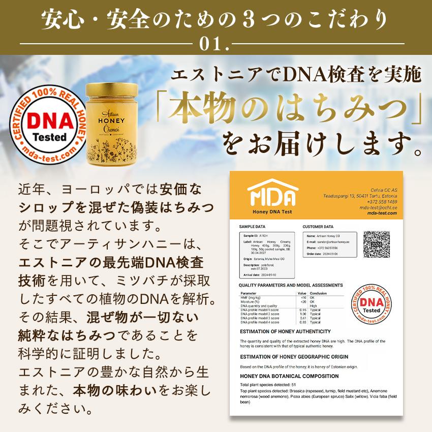 【送料無料】アーティサンハニー はちみつ 430g 大容量 生はちみつ 非加熱 天然蜂蜜 蜂蜜 純粋 無添加 農薬不使用 ギフト エストニア |  | 07