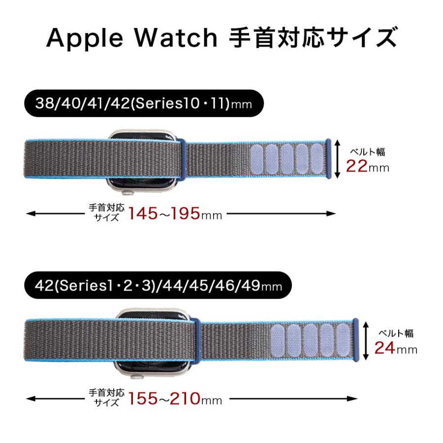 アップルウォッチ バンド 38mm 40mm 41mm 42mm 44mm 45mm 46mm 49mm Apple Watch シリーズ Series ultra SE 腕時計 ベルト ナイロン holdit 北欧 スウェーデン |  | 17