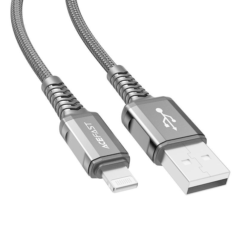 アイホンケーブル AceFast ブランド Lightning ケーブル 1.2m 急速充電 MFI認証
