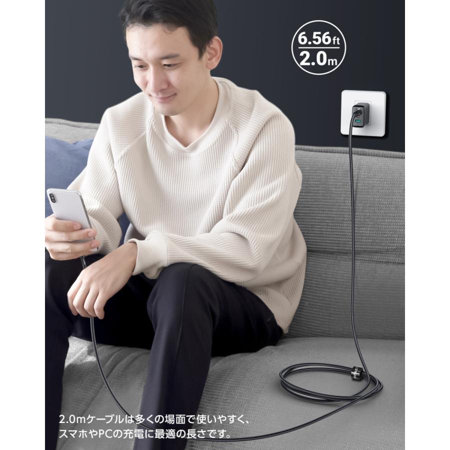 AceFast ブランド USB Type-C ケーブル 100w USB-C TypeC C 急速充電 高速充電 iPhone Galaxy Android iPad MacBook iPhone17 |  | 07