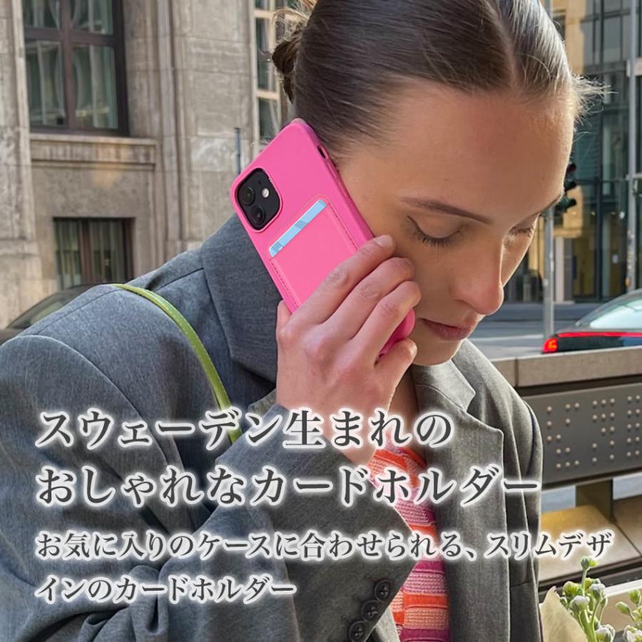 カードホルダー スマホ オシャレ ブランド カードケース 背面 カード入れ カードポケット マグネット スマートフォン 磁石 カード収納 シンプル 海外 Holdit Cardholder Magnet ラウダ公式ストアyahoo 店 通販 Yahoo ショッピング