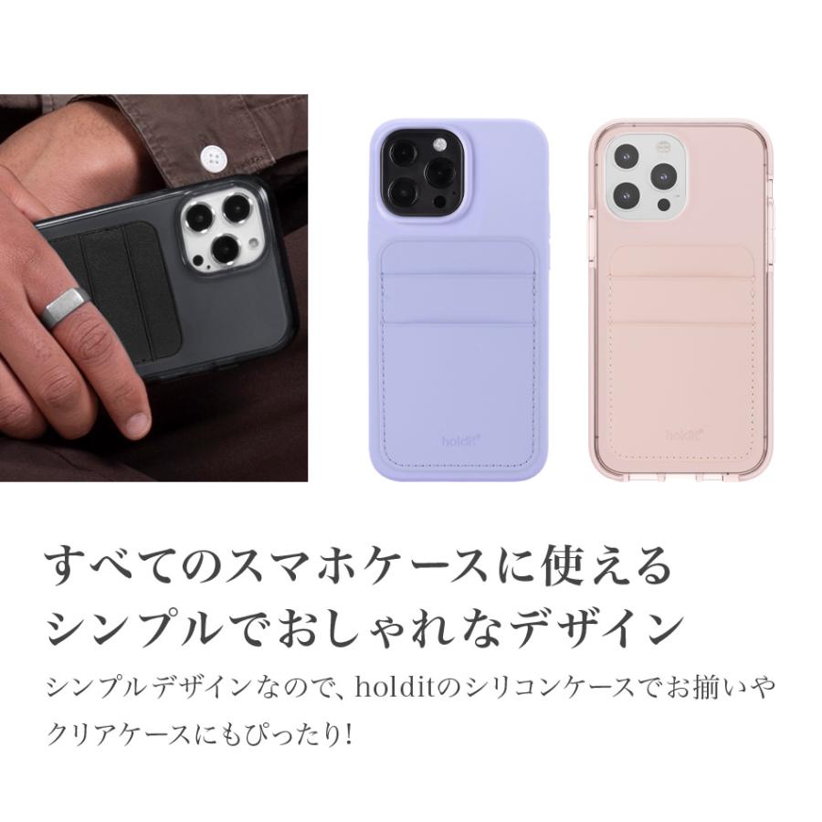 カードホルダー スマホ オシャレ ブランド カードケース 背面 カード入れ カードポケット テープ スマートフォン 3Mテープ カード 海外 Holdit iPhone17 |  | 12