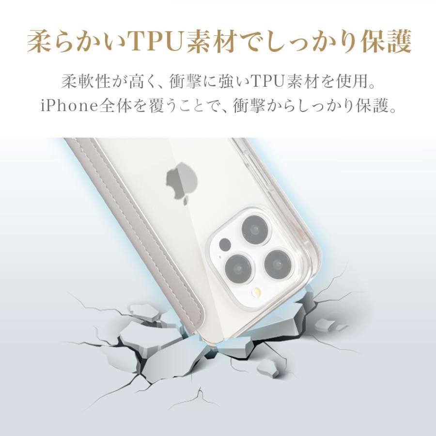 iPhone14 14 Pro iPhoneSE SE3 第3世代ケース iPhone 手帳型ケース 背面クリア SE SE2 8 7クリア カバー iPhoneケース アイフォン おしゃれ ブランド Holdit |  | 11