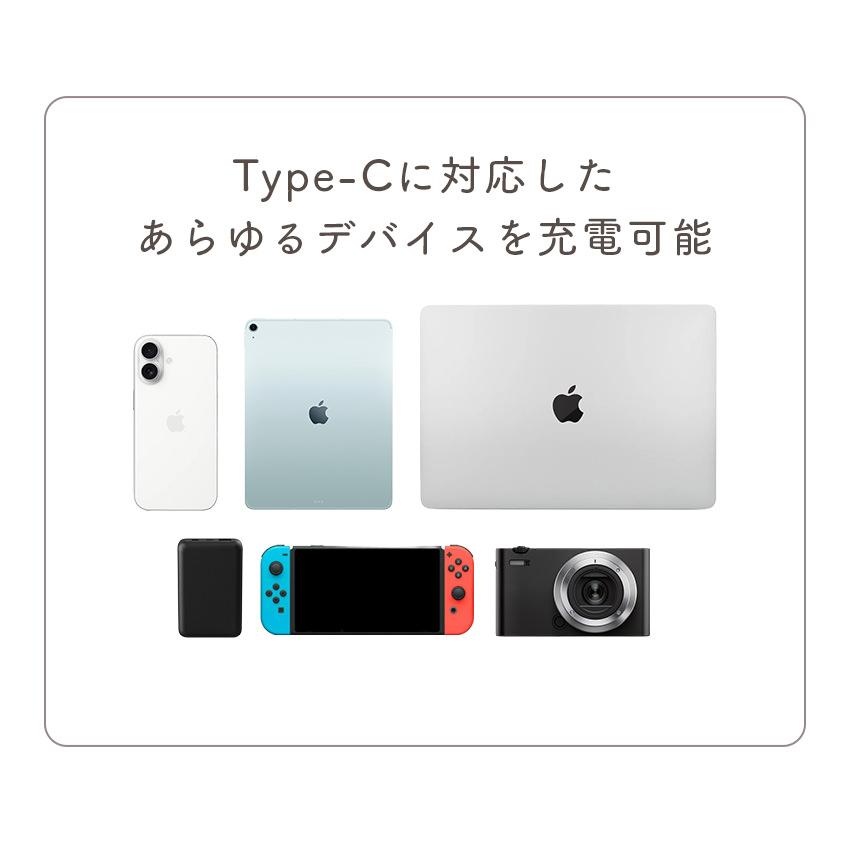 USB Type-C to Type-C ケーブル 60W 急速充電 USB iPhone iPad Mac AirPods 3カラー 480Mbps USB-C 1m 2m おしゃれ 可愛い スマホ ノートPC対応 holdit |  | 05