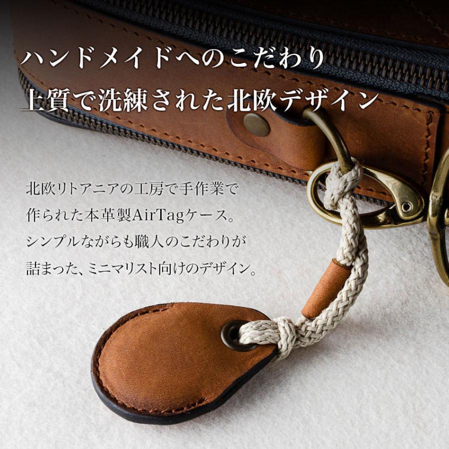 Crazy Horse Craft AirTagケース AirTag ケース 本革 ホルダー カバー