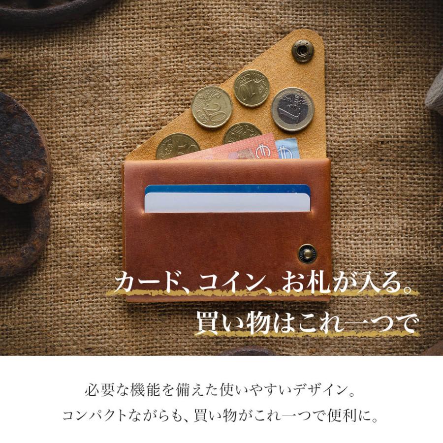 Crazy Horse Craft ミニマリスト 財布 ブランド ミニ財布 コインケース メンズ 革 カード ミニウォレット 小銭入れ コンパクト 北欧 本革 CrazyHorseCraft |  | 07