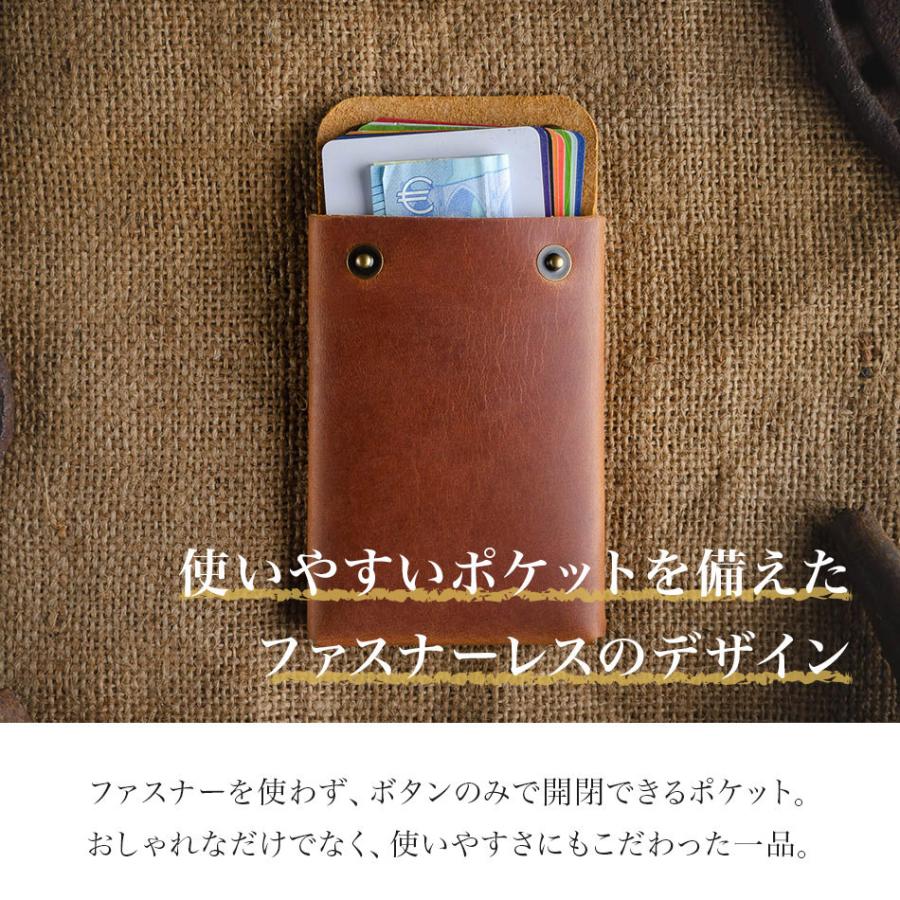Crazy Horse Craft ミニマリスト 財布 ブランド ミニ財布 コインケース メンズ 革 カード ミニウォレット 小銭入れ コンパクト 北欧 本革 CrazyHorseCraft |  | 09