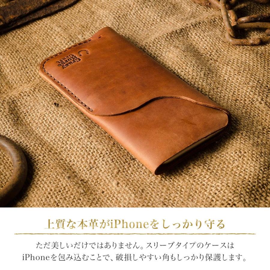 Crazy Horse Craft iPhone16 Pro Plus iPhone 16 15 14 Pro Max SE3 ケース 本革 SE SE2 12 Pro XS 8 7 革 スリーブ ポーチ 北欧 ブランド CrazyHorseCraft |  | 06