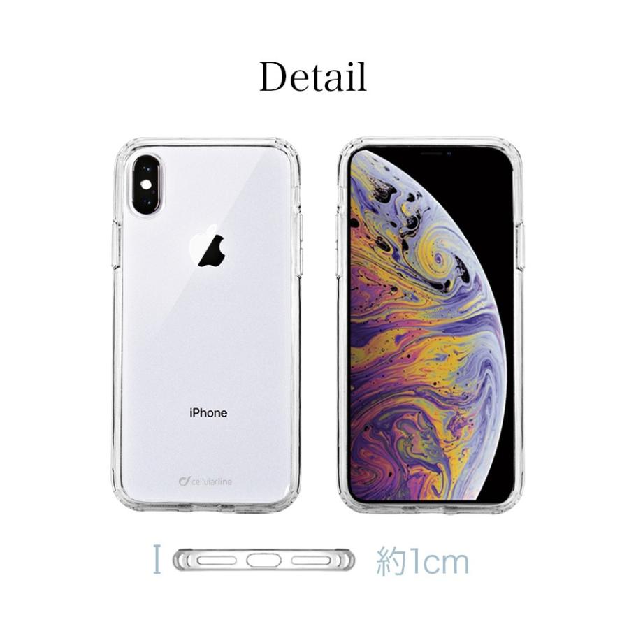 Cellularline iPhone XS Max XR 11 Pro ケース 耐衝撃 耐久 クリア