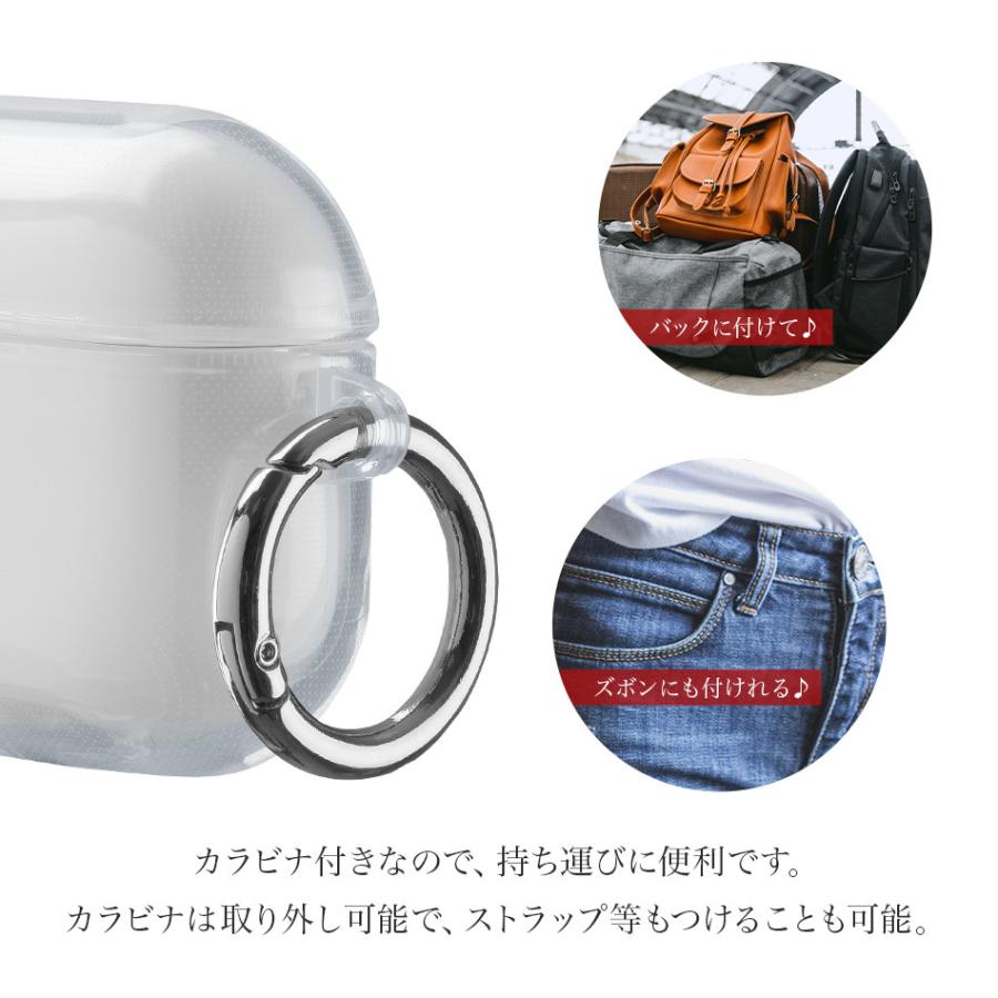 AirPods 3 第3世代 ケース 2021 Pro AirPodsケース AirPodsProケース カバー ゴム クリア 透明 エアポッズ エアポッズプロ おしゃれ ブランド Cellularline |  | 08