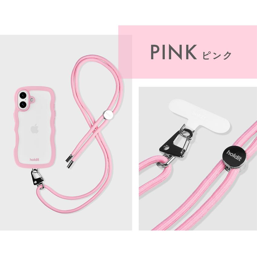 Holdit スマホショルダー ストラップ かわいい 首掛け ネックストラップ おしゃれ 挟むだけ スマホ iPhone Android スマートフォン 長さ調節 iPhone17 |  | 13
