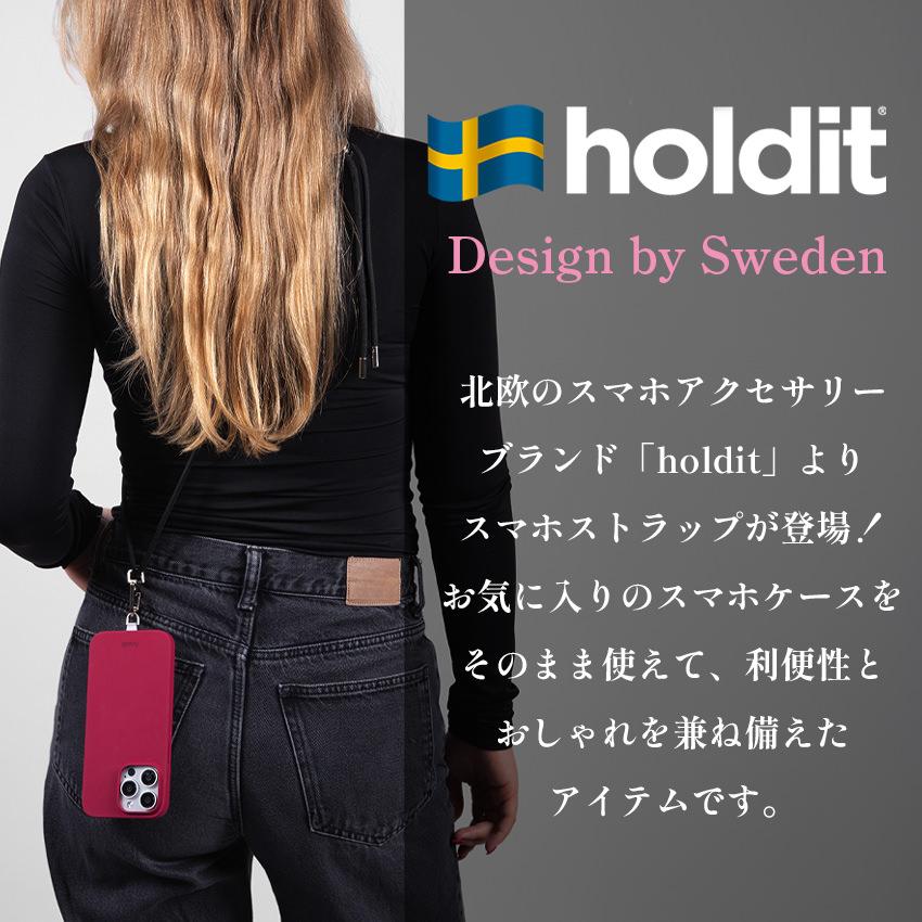 Holdit スマホショルダー ストラップ かわいい 首掛け ネックストラップ おしゃれ 挟むだけ スマホ iPhone Android スマートフォン 長さ調節 iPhone17 |  | 01