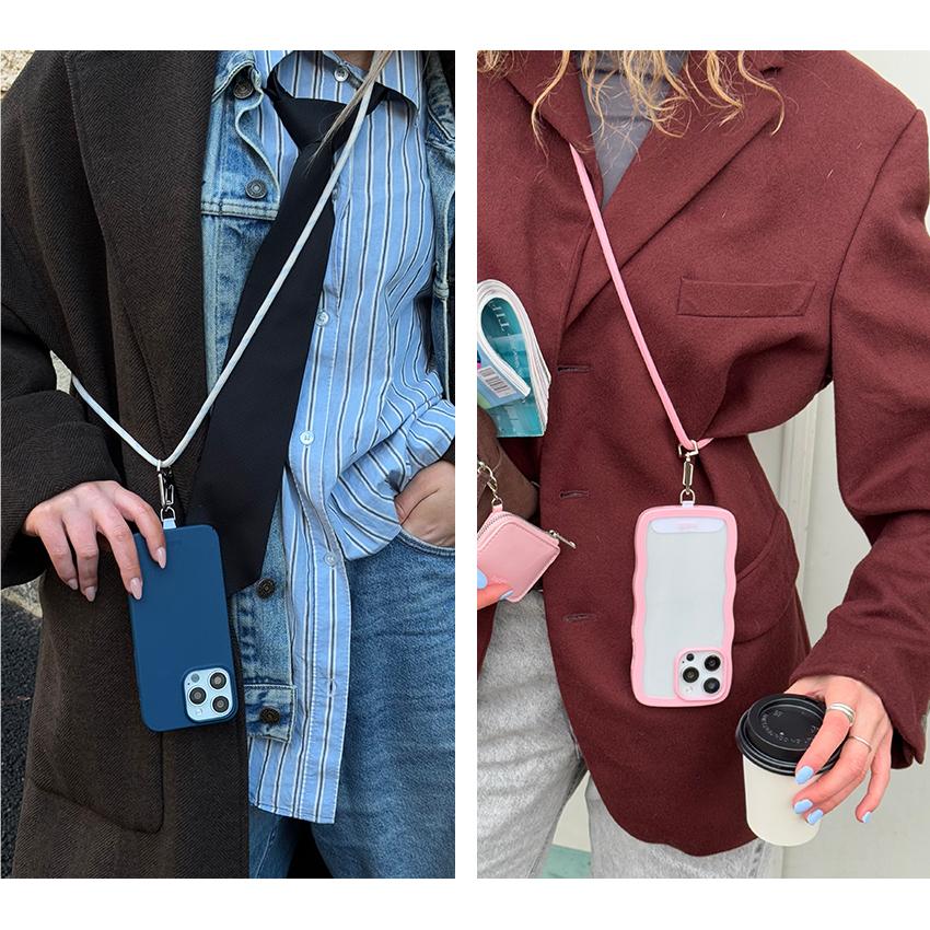 Holdit スマホショルダー ストラップ かわいい 首掛け ネックストラップ おしゃれ 挟むだけ スマホ iPhone Android スマートフォン 長さ調節 iPhone17 |  | 04