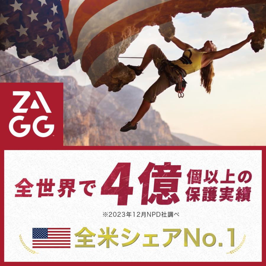 iPhone15 ケース クリア ステッカー iPhone 15 14 13 耐衝撃 黄変防止 透明 アイフォン クリアケース スマホケース カバー ZAGG ザグ アメリカ 海外 4億個販売 |  | 01