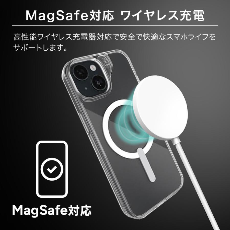 iPhone15 ケース クリア ステッカー iPhone 15 14 13 耐衝撃 黄変防止 透明 アイフォン クリアケース スマホケース カバー ZAGG ザグ アメリカ 海外 4億個販売 |  | 06