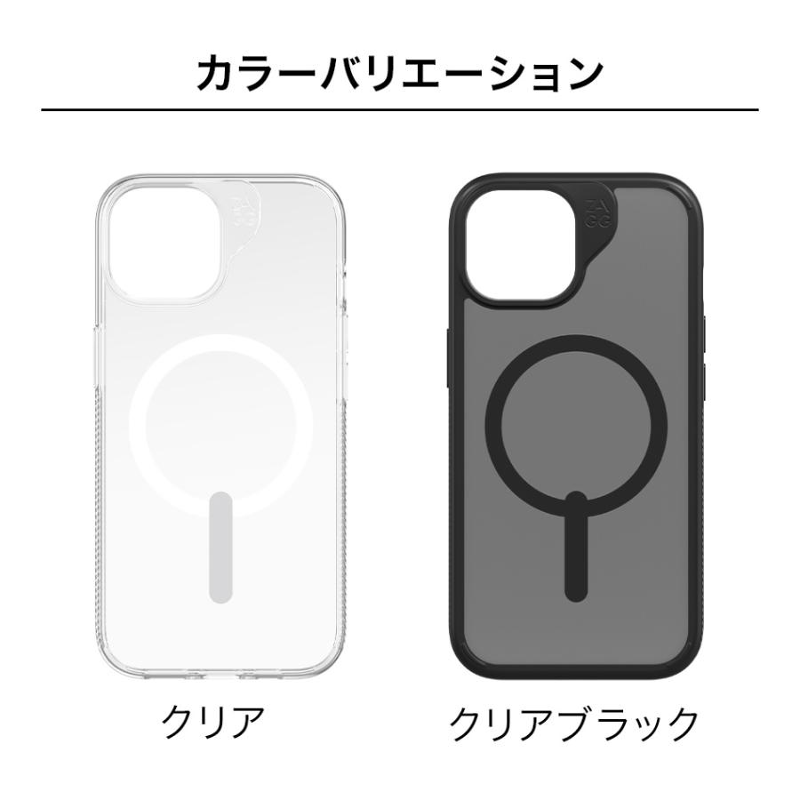 iPhone15 ケース クリア ステッカー iPhone 15 14 13 耐衝撃 黄変防止 透明 アイフォン クリアケース スマホケース カバー ZAGG ザグ アメリカ 海外 4億個販売 |  | 08