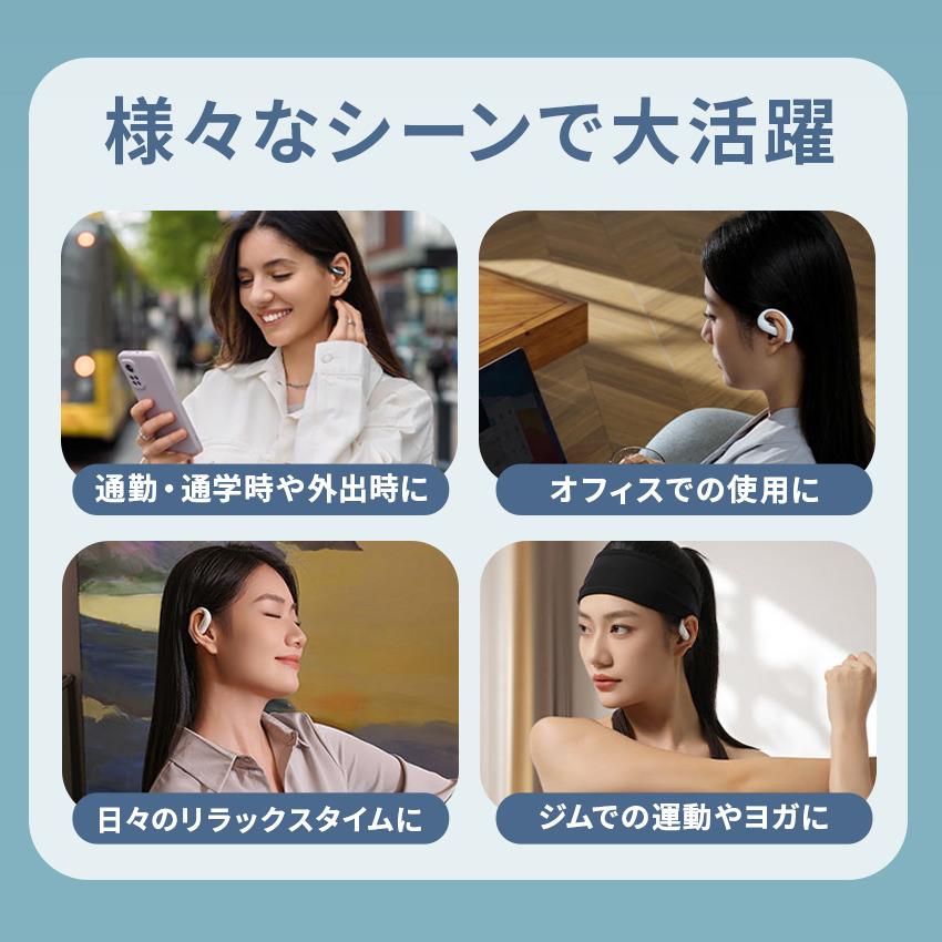 【正規代理店】 ACEFAST ワイヤレスイヤホン ACEFIT Air  オープンイヤー イヤーフック型 Bluetooth 5.4 耳掛け 耳を塞がない type-c iPhone17 |  | 08