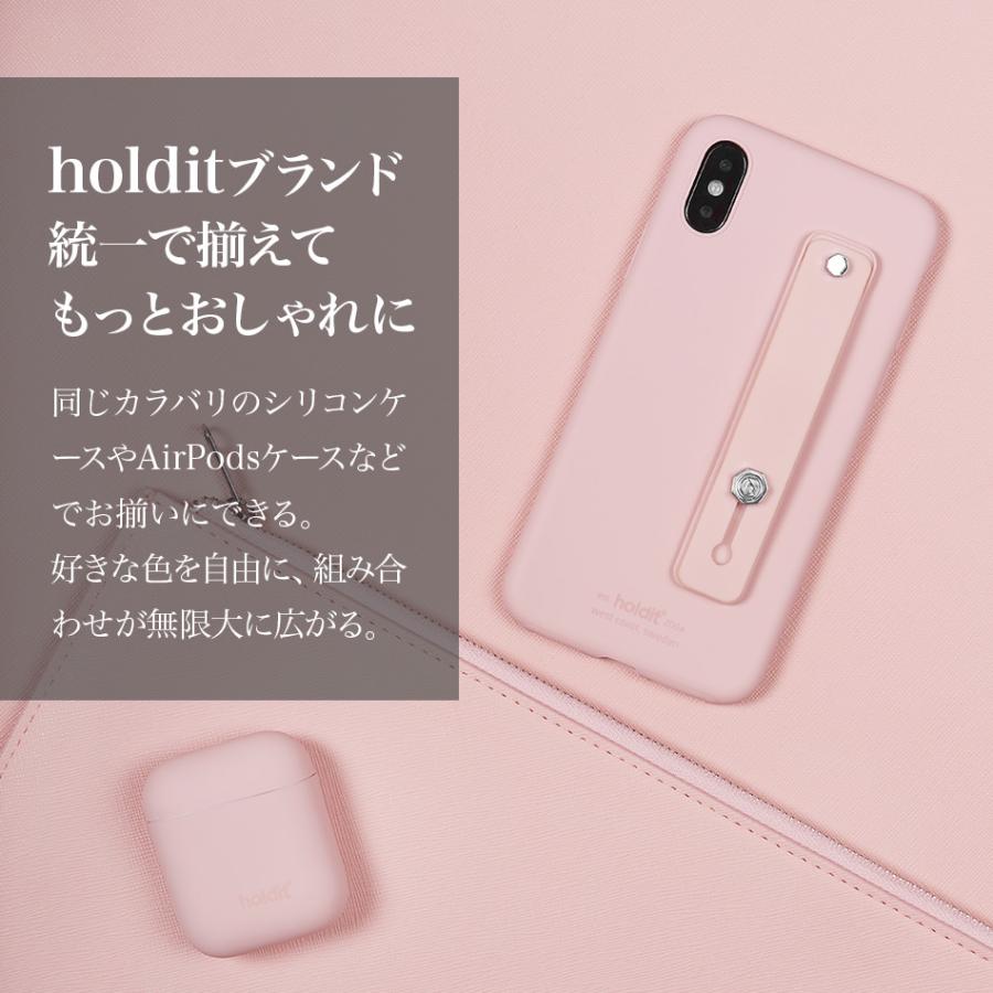 スマホ リング ストラップ バンド スマホリング スマホベルト 落下防止 スマホバンド スタンド オシャレ ブランド iPhone 15 Finger Strap Holdit｜lauda｜21