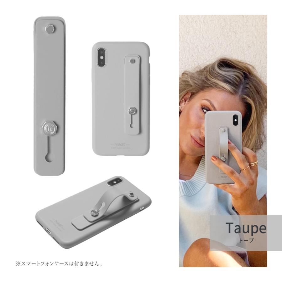 スマホ リング ストラップ バンド スマホリング スマホベルト 落下防止 スマホバンド スタンド オシャレ ブランド iPhone 15 Finger Strap Holdit |  | 22