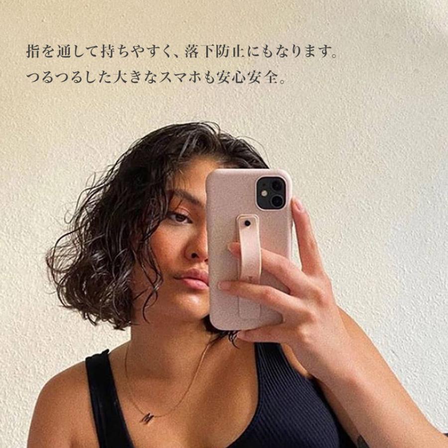 スマホ リング ストラップ バンド スマホリング スマホベルト 落下防止 スマホバンド スタンド オシャレ ブランド iPhone 15 Finger Strap Holdit |  | 15