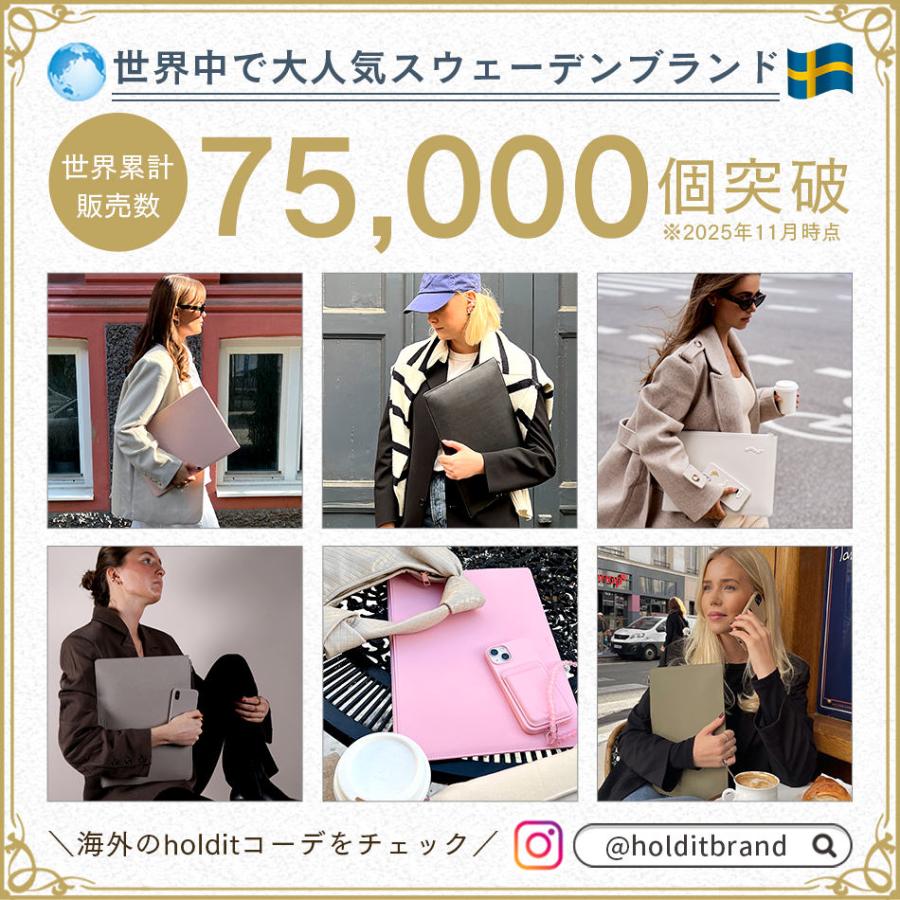 ノートパソコン ケース 16インチ 14インチ 軽量 dell MacBook Pro air Surface おしゃれ ラップトップケース クラッチ ノートPC スリーブ 北欧 ブランド holdit |  | 01