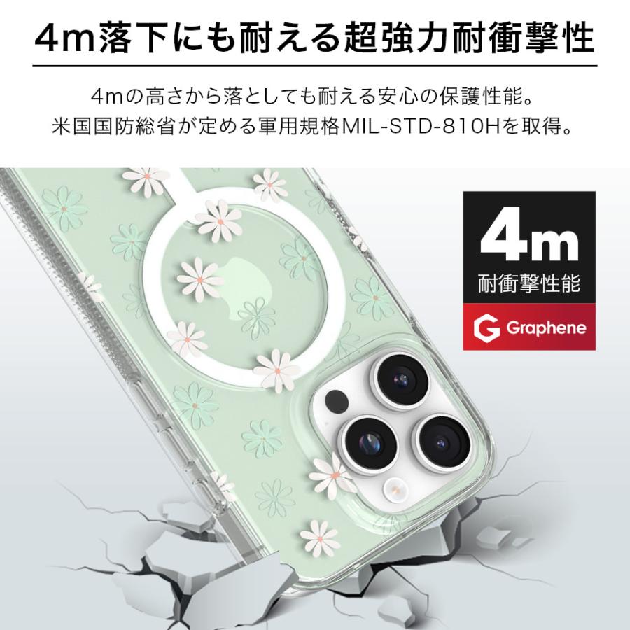 iPhone16 ケース クリア iPhone 16 16Pro 16ProMax Pro Max  耐衝撃 黄変防止 透明 クリアケース 写真入れ ステッカー スマホ かわいい ZAGG ザグ アメリカ 海外 |  | 08