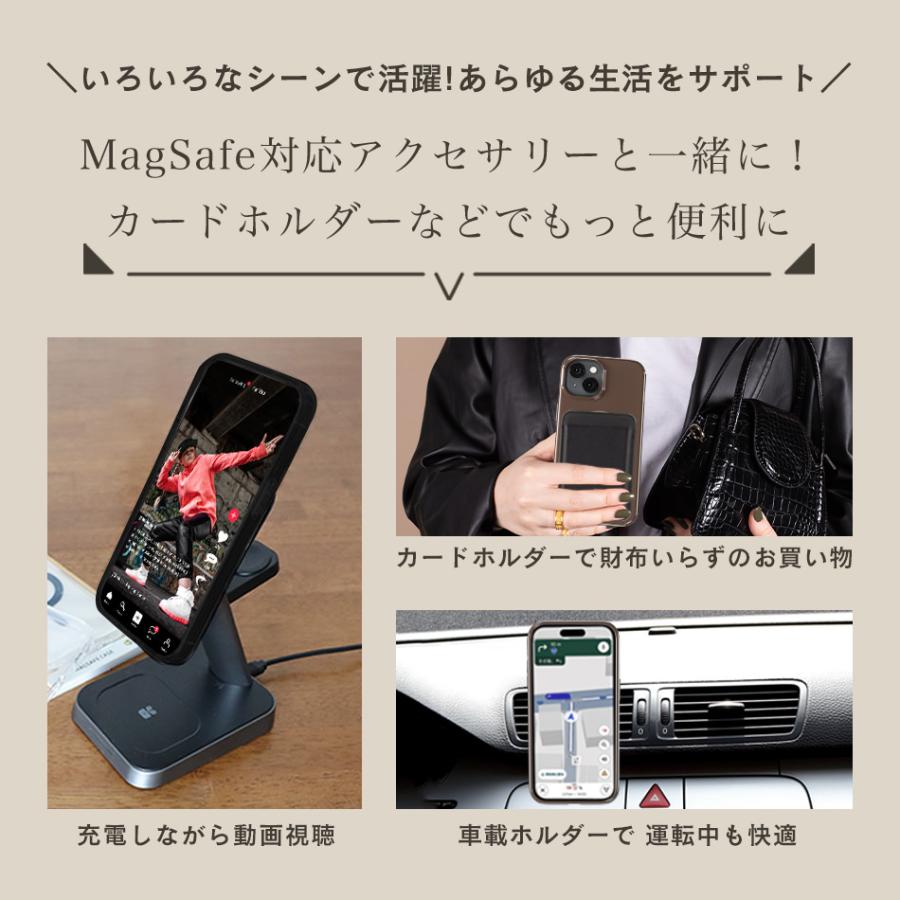 iPhone17 ケース iPhone 17 Pro Max 17Pro 17ProMax 16e 16 Pro 15 14 13 12 12Pro ケース magsafe カバー ベーシック ミラー 鏡 magsafe対応 アイフォン Holdit |  | 15