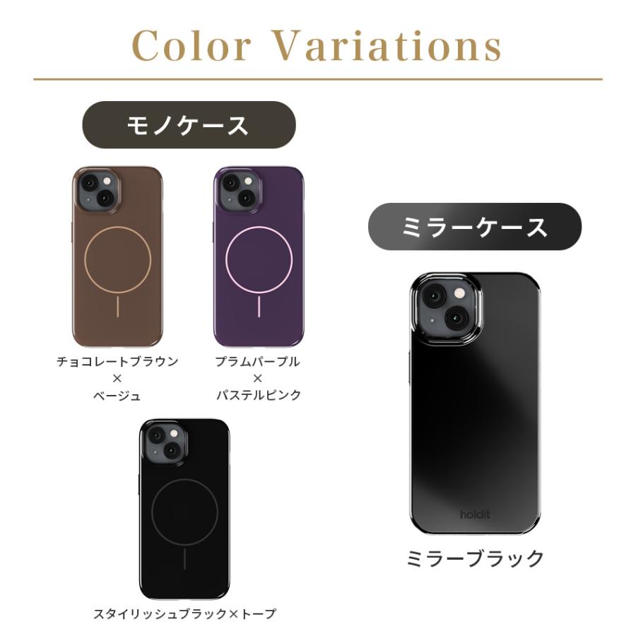 iPhone17 ケース iPhone 17 Pro Max 17Pro 17ProMax 16e 16 Pro 15 14 13 12 12Pro ケース magsafe カバー ベーシック ミラー 鏡 magsafe対応 アイフォン Holdit |  | 23