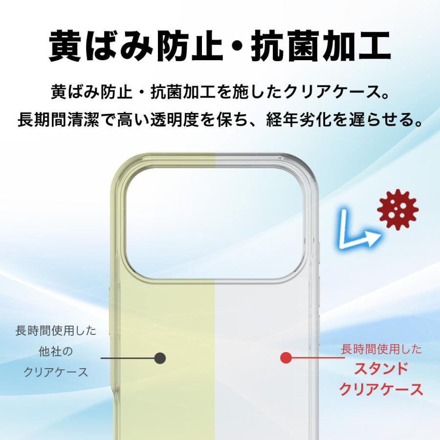【アウトレット特価】 iPhone17 ケース クリア スタンド Pro Max iPhone 17 iPhone17Pro iPhone17ProMax 透明  黄ばみ防止加工 Cellularline アウトレット |  | 05